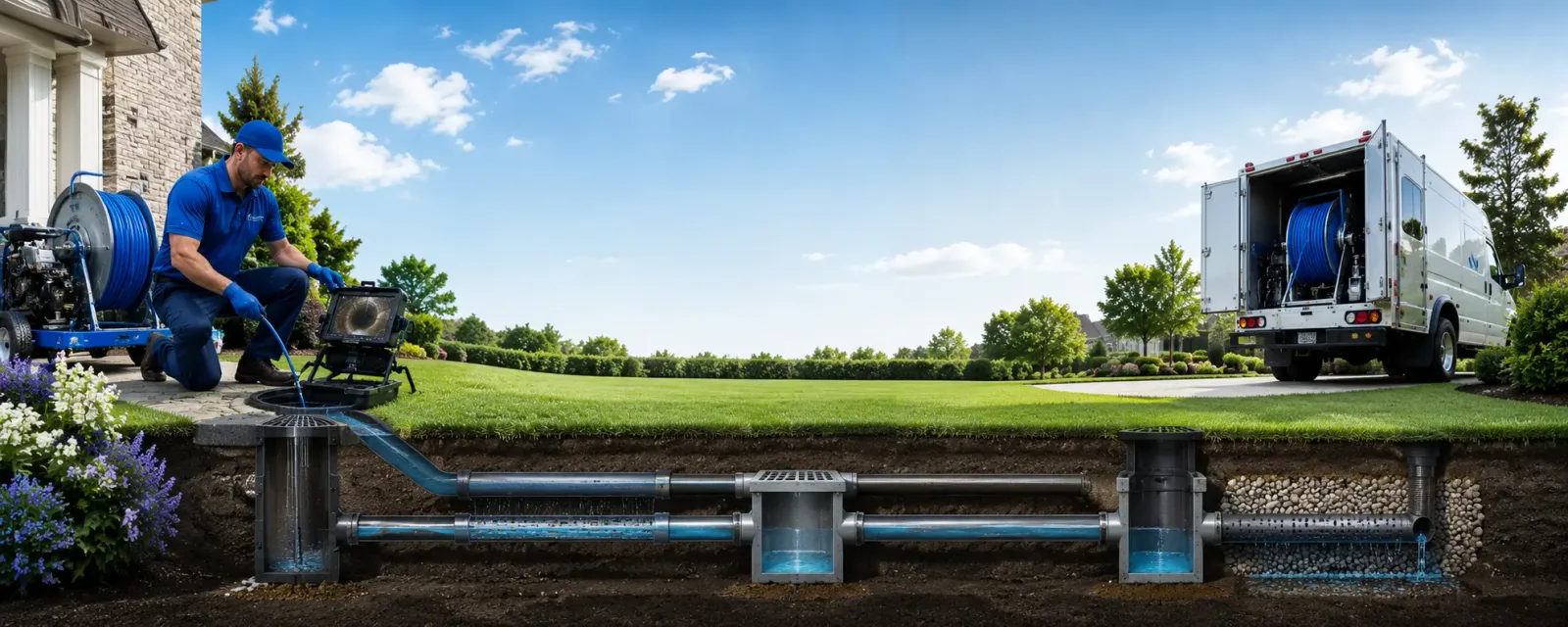 Outdoor drain cleaning information for Auxvasse, MO